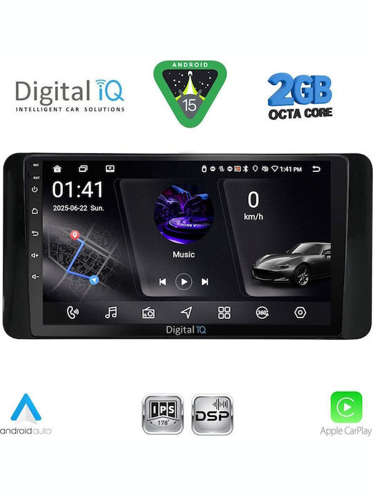 Digital IQ Car Audio System for Skoda Kamiq 2018 (Bluetooth/USB/WiFi/GPS/Apple-Carplay/Android-Auto) with Touch Screen 10"