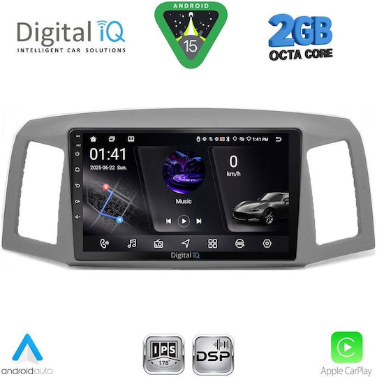 Digital IQ Ηχοσύστημα Αυτοκινήτου για Jeep Grand Cherokee 2005-2007 (Bluetooth/USB/WiFi/GPS/Apple-Carplay/Android-Auto) με Οθόνη Αφής 10"