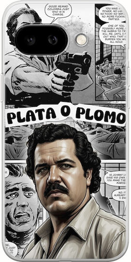 Tv Quotes Pablo Escobar Google Pixel 9a 5g Гъвкава TPU Прозрачна Силиконова Калъфка