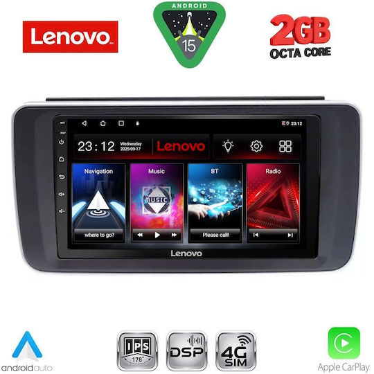 Lenovo Car Audio System for Nissan Leaf 2018 (Bluetooth/USB/WiFi/GPS/Apple-Carplay/Android-Auto) with Touch Screen 9"