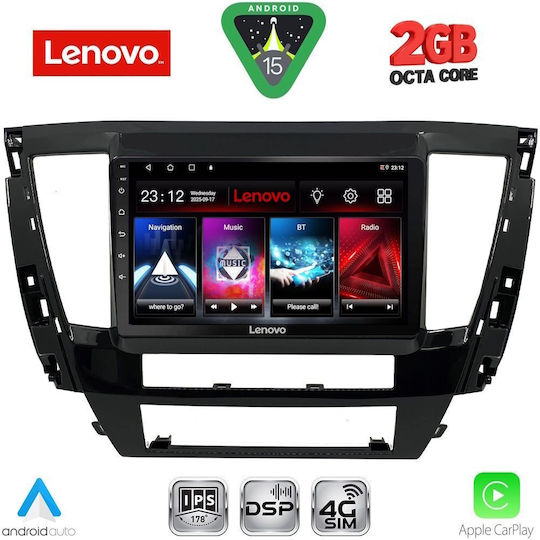 Lenovo Автомобилна Аудио Система (Блутут/USB/WiFi/GPS/Apple-Carplay/Android-Auto) с Тъчскрийн 9"