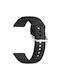 Curea Silicon Neagră Cataramă Argintie Amazfit Stratos 2s/3