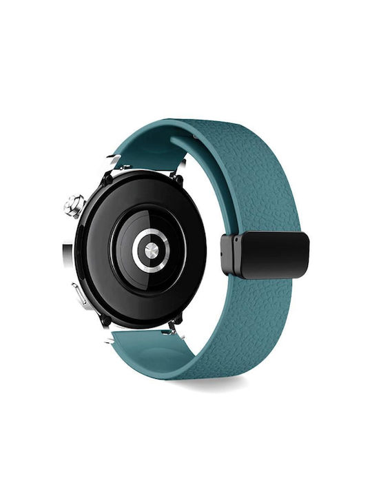 Curea Silicon Textură Lychee Garmin Vivoactive 5 Verde Deschis