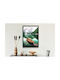 Decowalls Wandbild Berge Wald Dekoration Wohnzimmer Büro Schlafzimmer 70x100