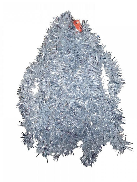 Christmas Garland Silver 15x200cm 10pcs