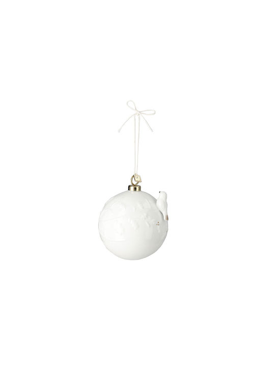 Winter Hanging Ornament Bird Porcelain