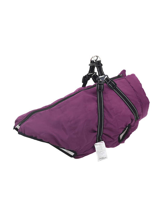 vidaXL Hundemantel Fleece / Wasserdicht Lila XXXLarge