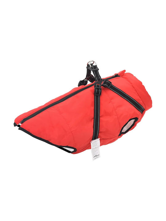 vidaXL Hundemantel Fleece / Wasserdicht Rot XXXLarge