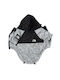Denik Pets Hundemantel Wasserdicht Gray mit Rückenlänge 40 cm.