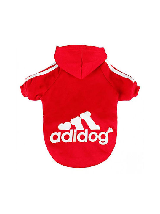Denik Sweatshirt for Dogs Adidog Red 4x Large Length 50cm