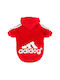 Denik Sweatshirt for Dogs Adidog Red 4x Large Length 50cm