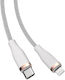 Devia USB-C to Lightning Cable 27W Λευκό 1.5m NO-DVCB-395444