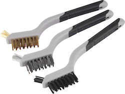 Set 3 Small Wire Brushes 180mm Extol Premium 8803901 Set 3 Small Wire Brushes 180mm Extol Premium 8803901