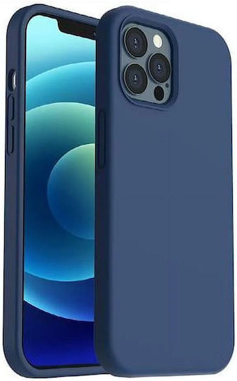 Umschlag Rückseite Kunststoff Blau (iPhone 12 / 12 Pro)