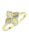 CHrysolithos Ring made of White gold 14K