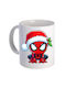 Keramiktasse Weiß 11oz Little Spider Christmas