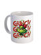 Keramiktasse Weiß 11oz Miss Grinch