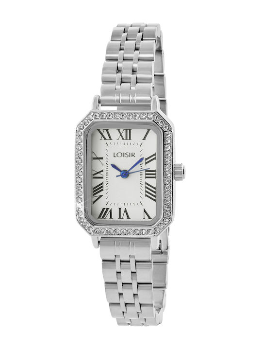 Loisir Mannish Women's Watch with Silver Metal ...