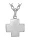 Kiriakos Gofas Herren Kreuz aus Silber mit Kette