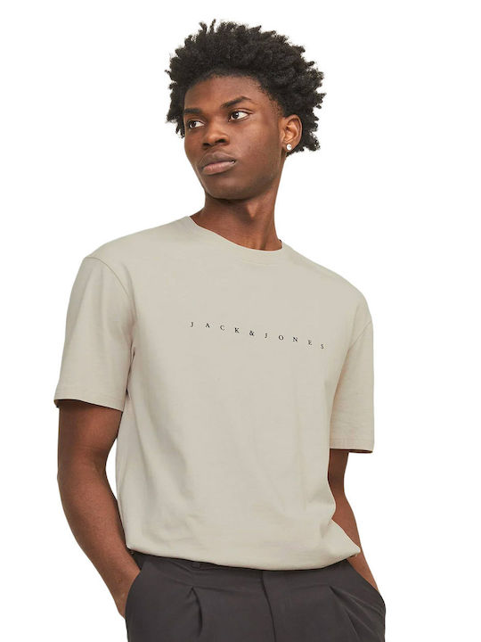 Jack & Jones T-shirt Εκρού