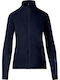 Women's Cardigan with Zipper Navy