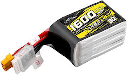 Tattu R-Line V6 Батерия Li-Po 22.2V 1600mAh XT60 за Дрон