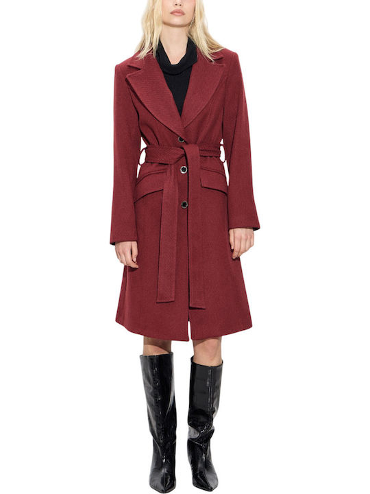 Passager Damen Bordeaux Mantel