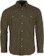 Men's Pinewood Safari L S Shirt Color Moss Green Size L