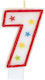 Birthday Candle Unique Party 9373178 Number 7 Inscription