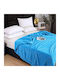 Kraft World Sherpa Decke Übergröße 220x240cm Hellblau LOUTRINI-Hellblau