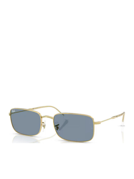 Ray Ban Unisex Sunglasses with Gold Metal Frame...