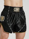 Leone Classic Thai Kick Fight Shorts-black