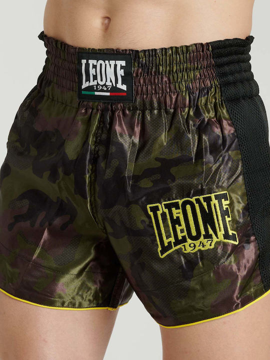 Leone Camo Thai Kick Fight Shorts Green