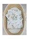 Newborn Комплект Бебешки Чаршафи За Количка Памучни Бежов 75x100бр