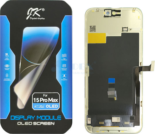 Екран OLED със Сензорен Механизъм за iPhone 15 Pro Max (Черен)