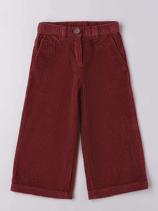 Kids' Corduroy Pants Bordeaux