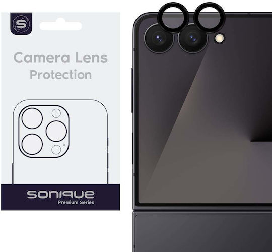 Sonique Lens Pro Camera Protection Tempered Glass Black for the Samsung Galaxy Z Flip 7