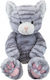 Plush PMS Cat Grey Luxury Plush Floppies Grey Cat 36cm