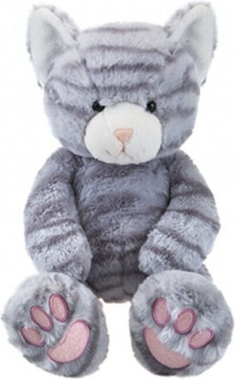Plush PMS Cat Grey Luxury Plush Floppies Grey Cat 36cm