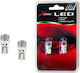 Xtec Λάμπες Αυτοκινήτου T10 LED 6000K Ψυχρό Λευκό 12V 2τμχ