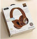Gjby CA-059 Fără fir Bluetooth Over Ear Căști Maro