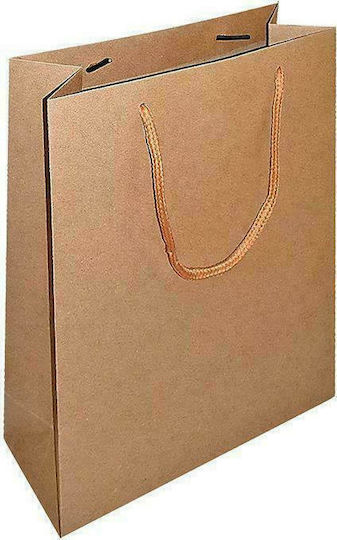 Justnote Paper Bag for Gift Brown 17x8x23cm.