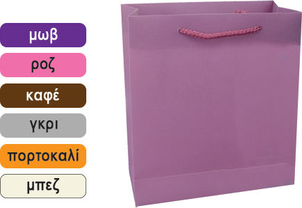 AGC Πλαστική Τσάντα για Δώρο 11x14εκ. 12τμχ (Διάφορα Χρώματα)