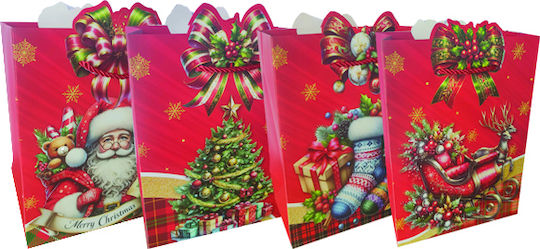 AGC Christmas Gift Bag 11x42cm 12 Pieces (Various Designs/Colors)