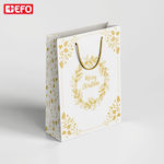 +Efo Christmas Bag for Gift White 32x42cm. 12pcs