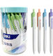 Deli Arrow Smooth Kugelschreiber Ballpoint 50 Stück Hellgrün