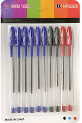 AGC Kugelschreiber Ballpoint Set Verschiedene Farben 10Stücke AGC Kugelschreiber Ballpoint Set Verschiedene Farben 10Stücke