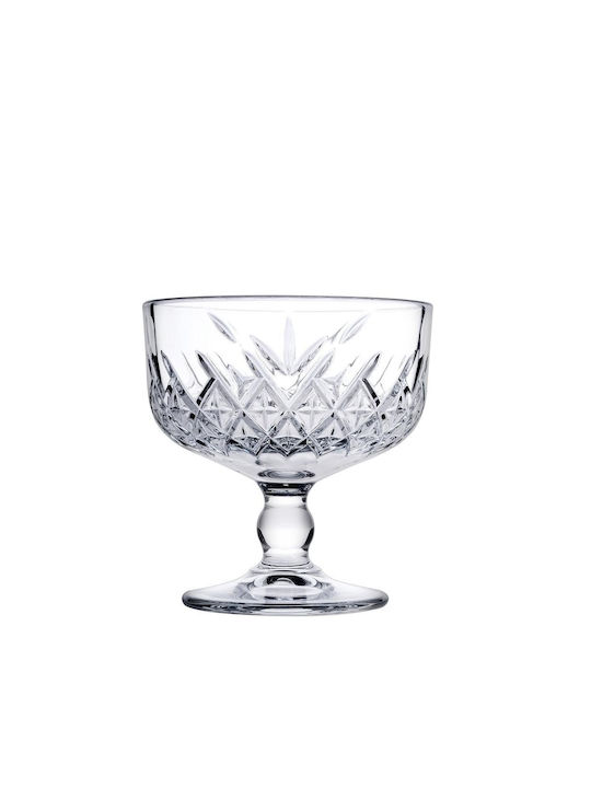 Espiel Timeless Eisschüssel Rund Glas Transparent mit Durchmesser 9.8cm