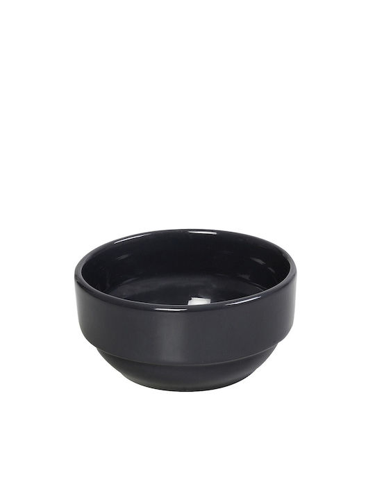 Espiel Essentials Servierschüssel Rund Keramik Anthracite mit Durchmesser 14cm