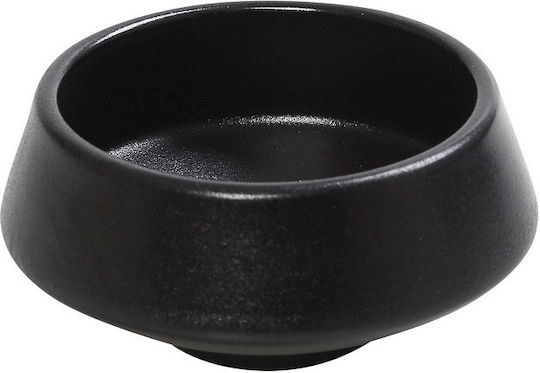 Espiel Mianmar Bol de Servire pentru Sosuri Rotund Ceramică Negru cu Diametru 9buc